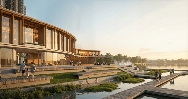 Sun Group kiến tạo chuẩn sống mới tại Charmora City với Clubhouse nội khu quy m&ocirc; hơn 3.000m2.