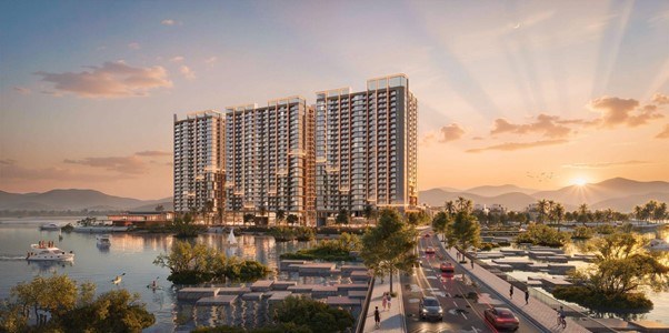 Hệ k&iacute;nh kịch trần tại Onsen 3 mở ra tầm nh&igrave;n Panorama 360 độ hướng biển &ndash; s&ocirc;ng &ndash; n&uacute;i.