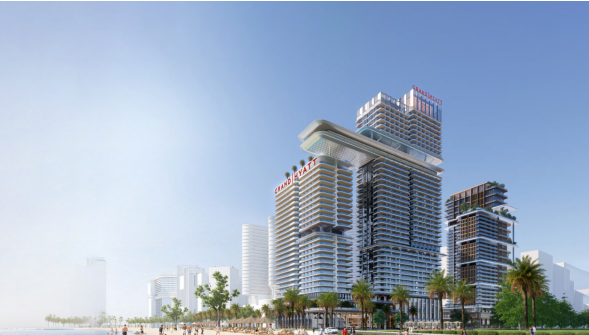 "Th&agrave;nh phố kh&aacute;ch sạn" tại B&atilde;i Đất Đỏ quy tụ 13 thương hiệu vận h&agrave;nh quốc tế. &nbsp;