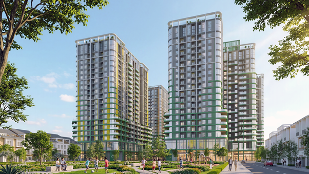 Cận cảnh thiết kế lấy cảm hứng từ tranh tứ b&igrave;nh của FourS Tower. Ảnh: Sun Property.