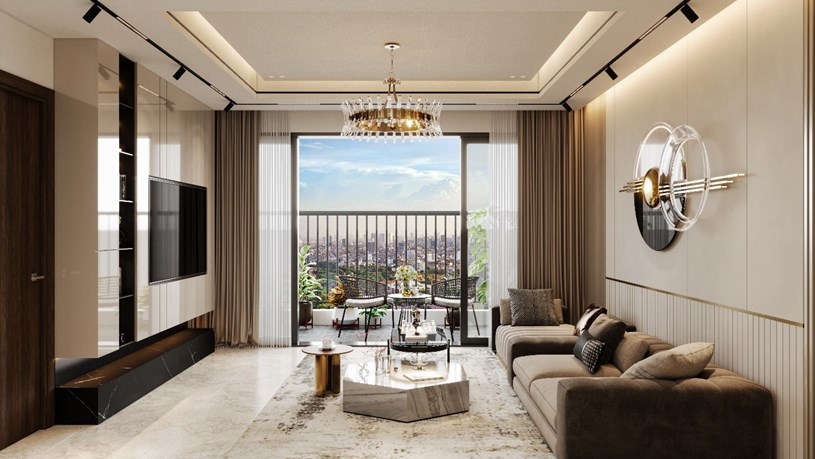 Cận cảnh căn hộ tại Hanoi Melody Residences: Đẹp, thoáng, đầy đủ công năng - Ảnh 1