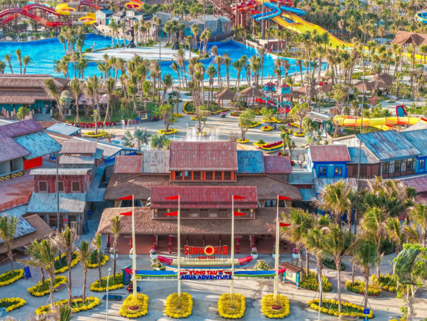 C&ocirc;ng vi&ecirc;n nước Sun World Vũng T&agrave;u &ndash; tổ hợp giải tr&iacute; lớn bậc nhất Đ&ocirc;ng Nam Bộ. Ảnh: &Aacute;nh Dương