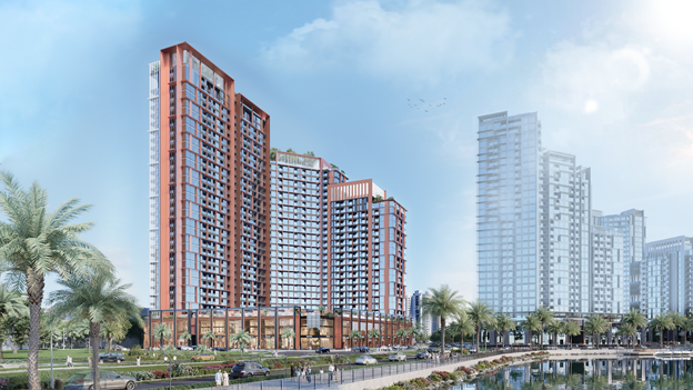 Cận cảnh t&ograve;a Symphony 5 sắp ra mắt thuộc dự &aacute;n Sun Symphony Residence. Ảnh: Sun Property.