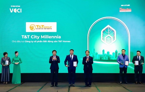 T&amp;T City Millennia được Trao chứng nhận Dự &aacute;n Đ&aacute;ng sống năm 2025.