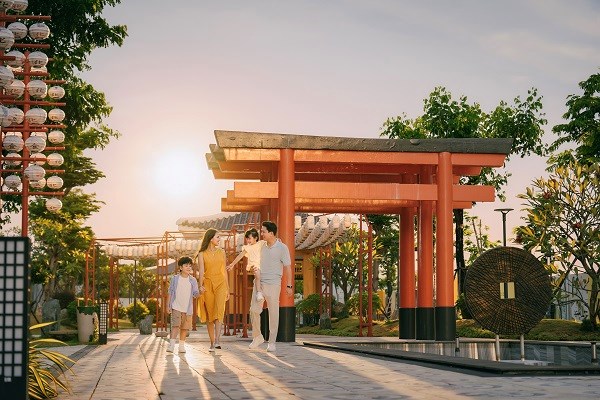 Một g&oacute;c b&igrave;nh y&ecirc;n tại đại đ&ocirc; thị T&amp;T City Millennia.