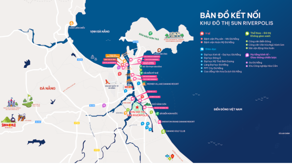 &ldquo;Tọa độ v&agrave;ng&rdquo; tại ng&atilde; tư Nguyễn Phước Lan - Minh Mạng gi&uacute;p cư d&acirc;n kết nối nhanh ch&oacute;ng tới biển, s&acirc;n bay v&agrave; c&aacute;c tiện &iacute;ch gi&aacute;o dục - y tế tuyến đầu. Ảnh: Sun Property.