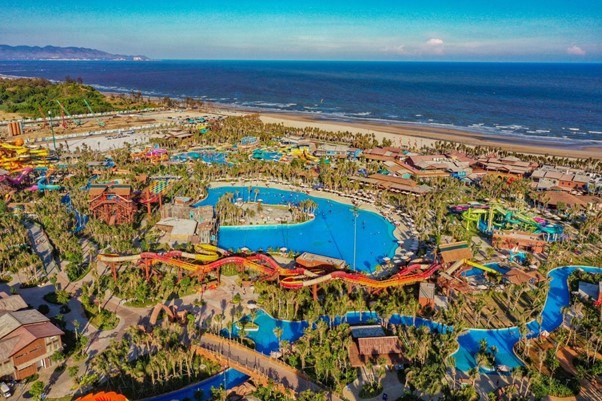 To&agrave;n cảnh c&ocirc;ng vi&ecirc;n nước Sun World Vũng T&agrave;u quy m&ocirc; 15ha. Ảnh: &Aacute;nh Dương