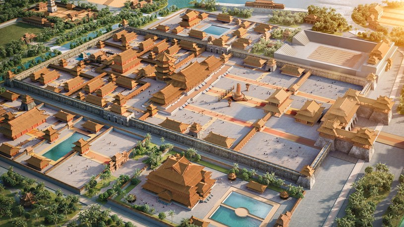 Sun Mega City t&aacute;i hiện quyền uy vương triều L&yacute; - Trần tại quần thể du lịch văn h&oacute;a phỏng dựng Ho&agrave;ng th&agrave;nh Thăng Long &nbsp;