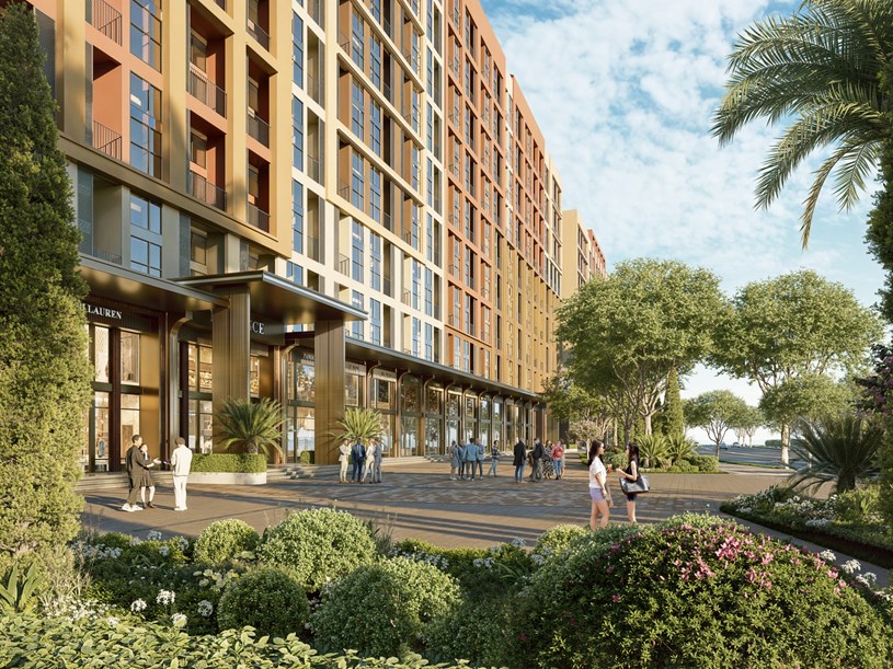 Shophouse khối đế với thiết kế chiều cao lên tới 7m (Ảnh: Sun Property)  