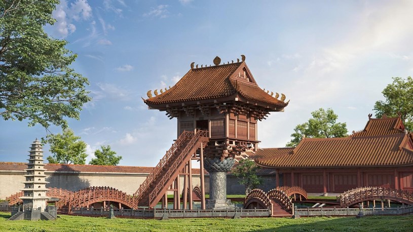 Ch&ugrave;a Di&ecirc;n Hựu (Ch&ugrave;a Một Cột) - c&ocirc;ng tr&igrave;nh biểu tượng thời L&yacute; sẽ được phỏng dựng tại quần thể &nbsp;