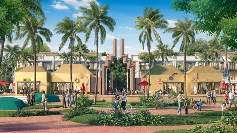 Mỗi đường nét kiến trúc đều tôn vinh nét đẹp văn hóa bản địa. (Ảnh: Sun Property)  