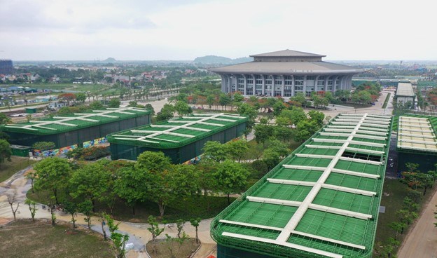 C&ocirc;ng vi&ecirc;n Thể thao chuẩn bị khai trương. Ảnh: &Aacute;nh Dương