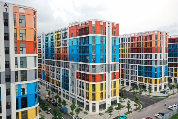 Cư d&acirc;n đang dịch chuyển về sinh sống tại c&aacute;c t&ograve;a căn hộ Art Residence. Ảnh: &Aacute;nh Dương
