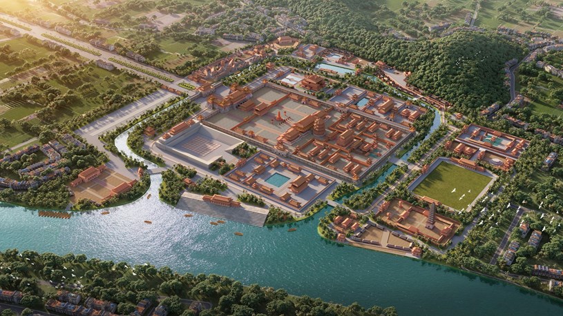 Quần thể du lịch văn h&oacute;a t&aacute;i hiện Ho&agrave;ng Th&agrave;nh Thăng Long tại Sun Mega City &nbsp;