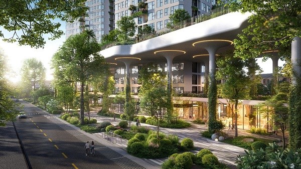 Forest Onsen nằm trong đại đ&ocirc; thị Eco Retreat với 4 triệu c&acirc;y xanh