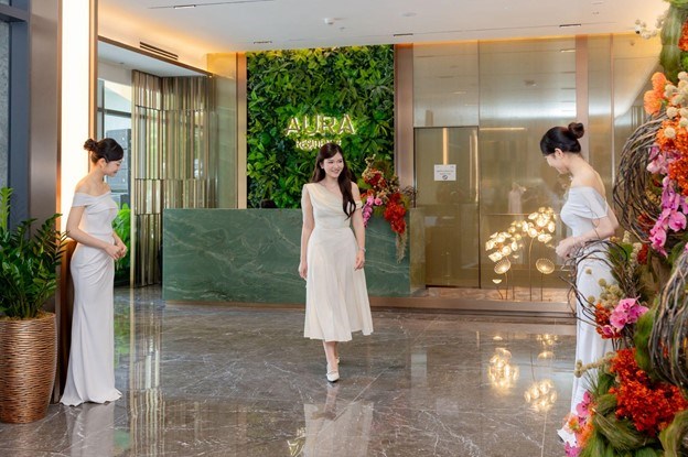 Khu vực khối đế thương mại hứa hẹn quy tụ nhiều dịch vụ ăn uống v&agrave; mua sắm sầm uất. Ảnh: Sun Property.