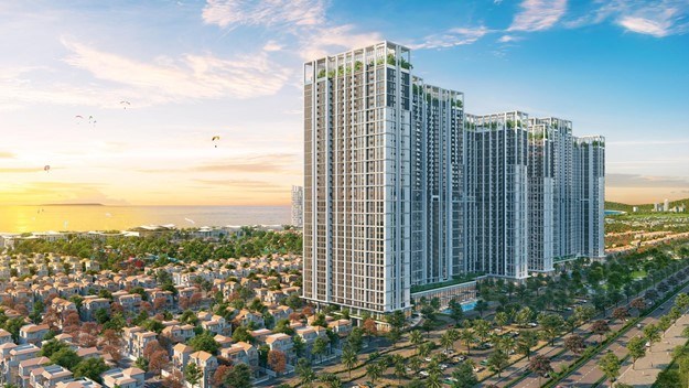 Tổ hợp căn hộ Beacon Tower tiếp gi&aacute;p đại lộ 3/2. Ảnh phối cảnh: Sun Property