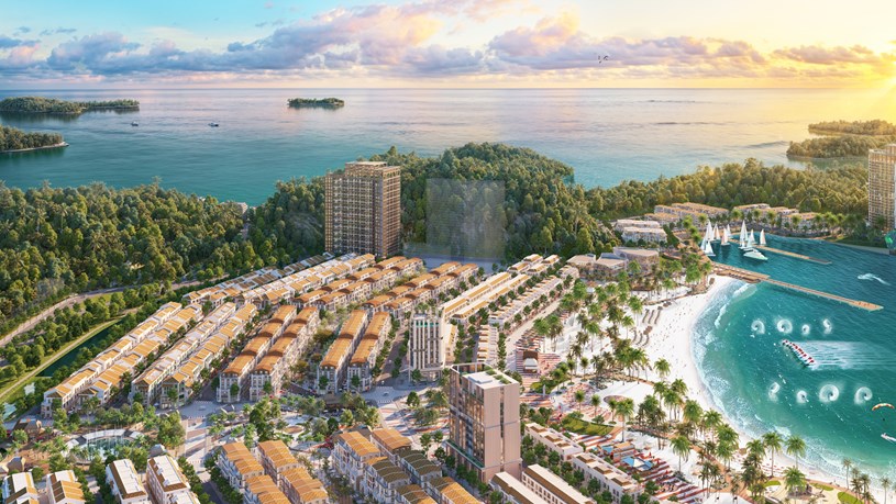 T&ograve;a th&aacute;p căn hộ The Xanh 2 thừa hưởng hệ tiện &iacute;ch đa dạng của dự &aacute;n Xanh Island (Ảnh: Sun Property) &nbsp;