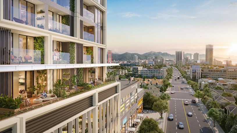Các căn hộ Sun Solar Residence sở hữu tầm nhìn đắt giá  (Ảnh: Sun Property)  