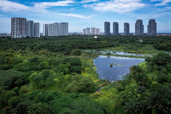 Một g&oacute;c th&agrave;nh phố xanh Ecopark Hưng Y&ecirc;n