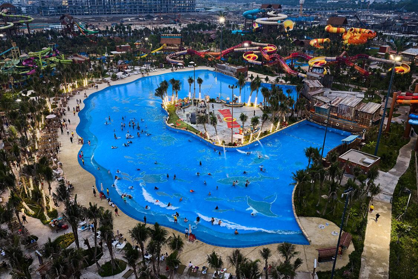 Những kỳ nghỉ đẹp như mơ dần hiện diện tại Blanca City: Công trường hối hả, công viên sôi động đêm ngày - Ảnh 8