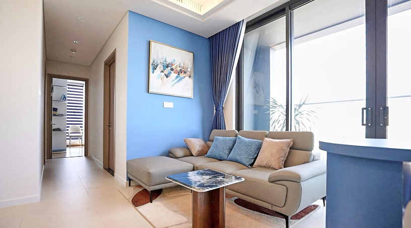 Kh&ocirc;ng gian sống tiện nghi tại The Panoma chinh phục ho&agrave;n to&agrave;n tệp kh&aacute;ch thu&ecirc; cao cấp. Ảnh: &Aacute;nh Dương.