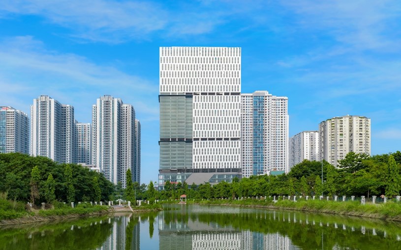 ROX Tower nằm trong tổ hợp khu đ&ocirc; thị Goldmark City