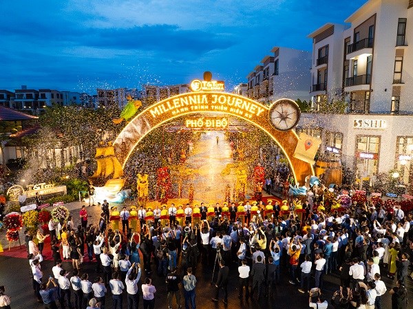 Tuyến phố đi bộ Millennia Journey sẽ l&agrave; nơi tổ chức c&aacute;c hoạt động vui chơi &ndash; giải tr&iacute;, g&oacute;p phần gắn kết cộng đồng