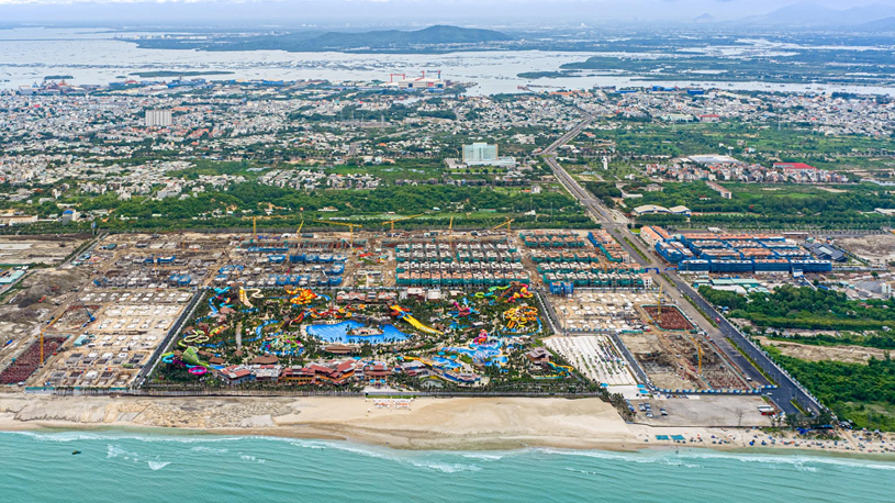 Đại đ&ocirc; thị Blanca City ho&agrave;n thiện nhiều hạng mục quan trong sau một năm thi c&ocirc;ng. Ảnh: &Aacute;nh Dương