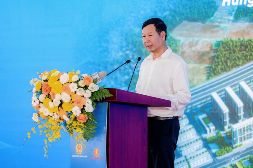 &Ocirc;ng L&ecirc; Khắc Hiệp &ndash; Ph&oacute; Chủ tịch Tập đo&agrave;n Vingroup ph&aacute;t biểu tại sự kiện.