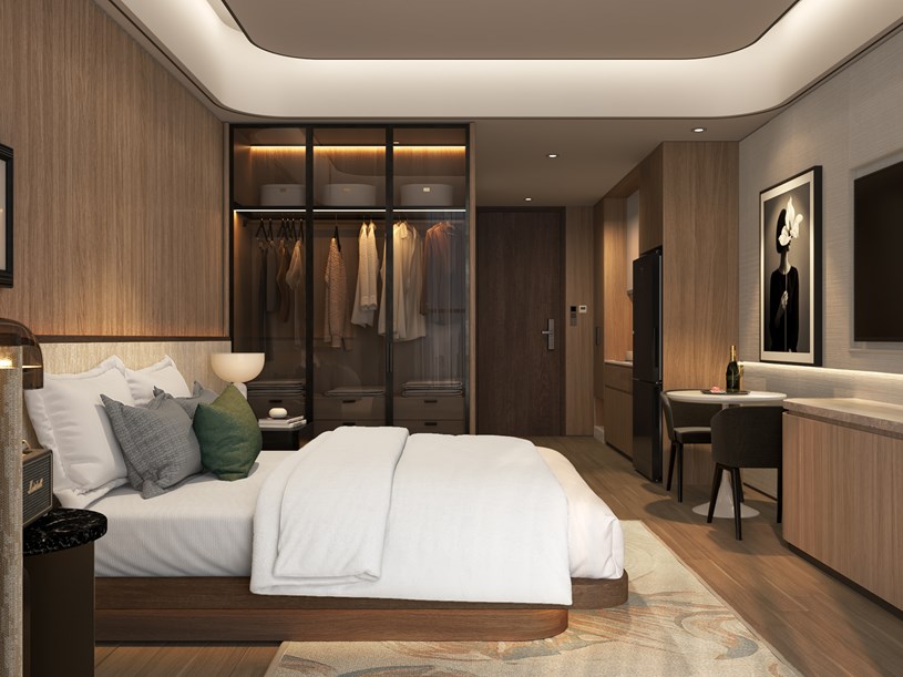 Thiết kế nội thất tinh tế, từng chi tiết mang dấu ấn thẩm mỹ ri&ecirc;ng (Ảnh phối cảnh minh họa: Sun Property) &nbsp;