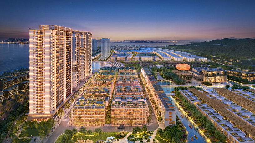 Sun Festo Town tọa lạc tại vị tr&iacute; trung t&acirc;m, hưởng trọn hệ tiện &iacute;ch vui chơi, giải tr&iacute; đẳng cấp của &ldquo;kinh đ&ocirc; lễ hội&rdquo; Sun Elite City. Ảnh minh họa: Sun Property.