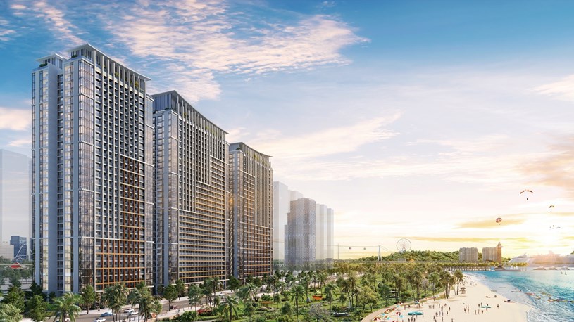 Sun Centro Town sở hữu vị tr&iacute; trung t&acirc;m B&atilde;i Ch&aacute;y, s&aacute;t biển, view trọn 1.969 h&ograve;n đảo (Ảnh: Sun Property) &nbsp;