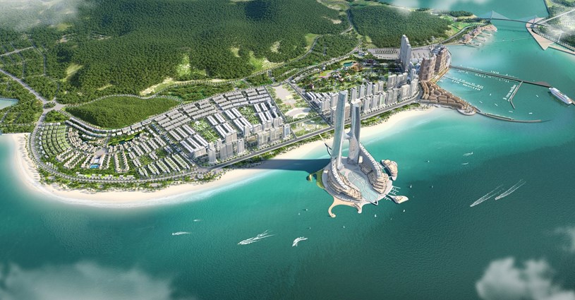 Quần thể đ&ocirc; thị nghỉ dưỡng Sun Elite City với đầy đủ tiện &iacute;ch ở trung t&acirc;m B&atilde;i Ch&aacute;y. (Ảnh: Sun Property) &nbsp;
