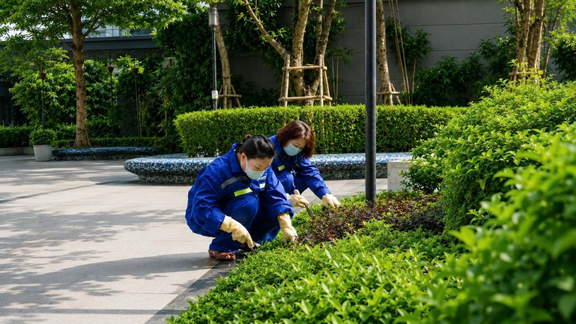 Đằng sau kh&ocirc;ng gian sống xanh của cư d&acirc;n l&agrave; c&ocirc;ng việc &acirc;m thầm nhưng bền bỉ của đội ngũ vận h&agrave;nh.