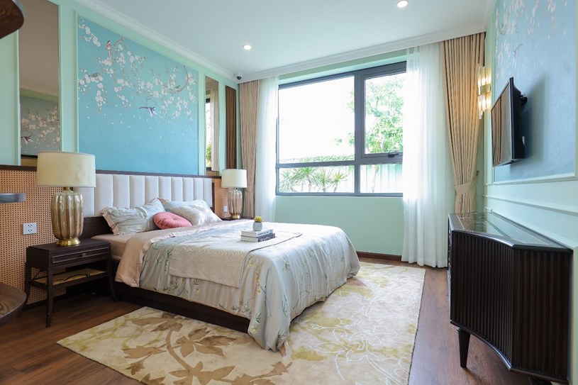 Căn hộ mẫu 3 ph&ograve;ng ngủ ngập tr&agrave;n &aacute;nh s&aacute;ng tại Hanoi Melody Residences