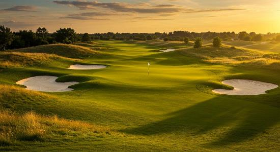Bộ đ&ocirc;i s&acirc;n golf tổng 36&nbsp;hố, 155 ha&nbsp;vừa mang đến trải nghiệm thể thao, vừa mở ra kh&ocirc;ng gian kiến tạo những mối quan hệ cho giới&nbsp;th&agrave;nh đạt.