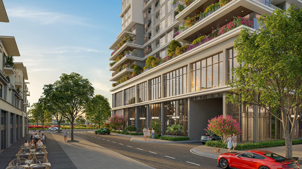 Nhờ vị tr&iacute; đắc địa, shophouse khối đế Sun Group hưởng lợi k&eacute;p khi đ&oacute;n trọn luồng kh&aacute;ch v&atilde;ng lai v&agrave; cư d&acirc;n nội khu. Ảnh minh hoạ: Sun Property.