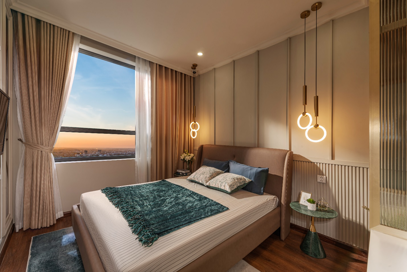 C&aacute;c ph&ograve;ng tại Hanoi Melody Residences đều ngập s&aacute;ng. Ảnh: HMR