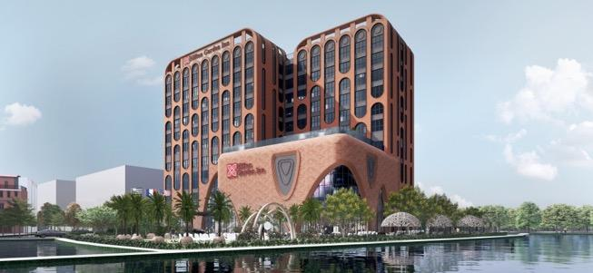 Khách sạn Hilton Garden Inn dự kiến hoàn thành vào quý IV/2027, trở thành một trong những công biểu tượng của Vĩnh Long.