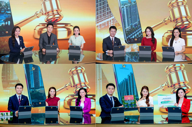 Sunshine Group: Tiên phong đưa livestream đặt giá bất động sản lên sóng truyền hình Quốc gia - Ảnh 1