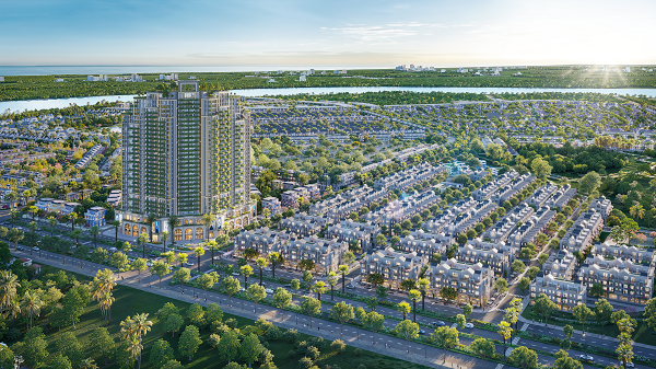 The Campus 2 tiếp gi&aacute;p đại lộ Nguyễn Sỹ S&aacute;ch k&eacute;o d&agrave;i c&oacute; chỉ giới đường đỏ rộng 70m &nbsp;