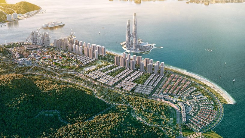 Sun Centro Town n&oacute;i ri&ecirc;ng v&agrave; đại đ&ocirc; thị Sun Elite City n&oacute;i chung l&agrave; c&uacute; h&iacute;ch lớn cho sự ph&aacute;t triển kinh tế biển, kinh tế đ&ecirc;m tại B&atilde;i Ch&aacute;y. Ảnh: Sun Property