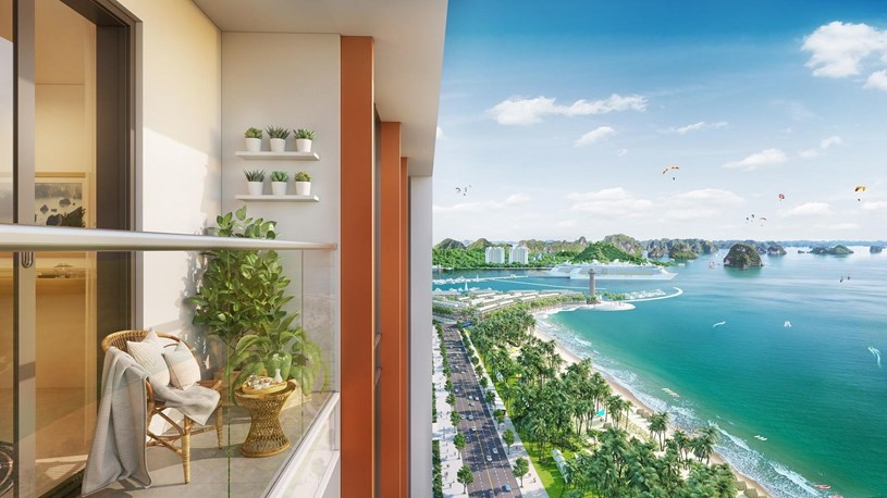 Sun Centro Town sở hữu view &ldquo;tuyệt đối điện ảnh&rdquo; hướng Vịnh di sản.&nbsp;Ảnh: Sun Property