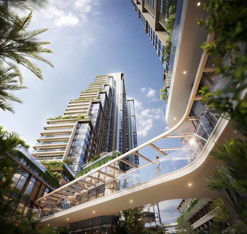 Aria Bay mang d&aacute;ng h&igrave;nh kiến tr&uacute;c độc bản, c&ugrave;ng những đặc quyền về tầm nh&igrave;n v&agrave; trải nghiệm hiếm c&oacute; b&ecirc;n bờ vịnh.