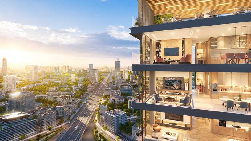 Sun Feliza Suites tọa lạc tại ví trí “vàng” phía Tây Hà Nội. Ảnh: Sun Property