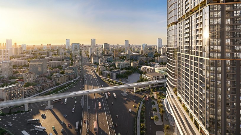 Sun Feliza Suites tọa lạc tại vị trí “vàng” trong bối cảnh quỹ đất nội đô có giới hạn. Ảnh: Sun Property.