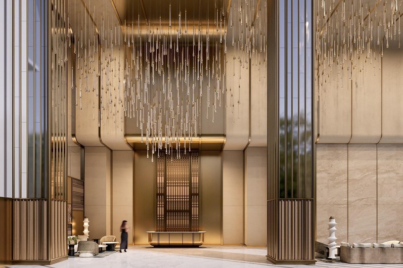 Sảnh đón của Sun Feliza Suites cao tới 14m – gấp 4 lần chiều cao các căn hộ thông thường.  Ảnh: Sun Property.