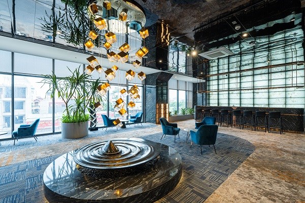 Không gian tiếp đón sang trọng tại NobleX Sales Gallery
