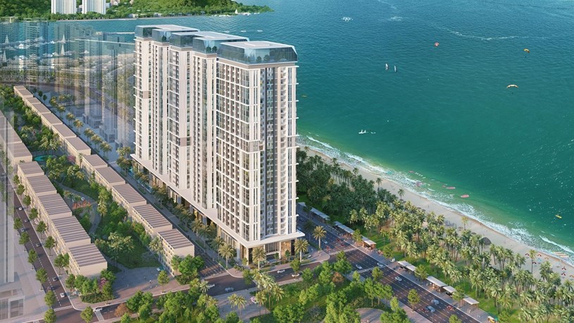 Cư d&acirc;n Sun Centro Town sở hữu đặc quyền &ldquo;một bước ch&acirc;n&rdquo; ra biển. Ảnh: Sun Property